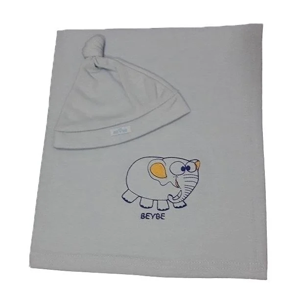 Manta Bordada con Gorro - foto 2