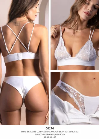 Trenda C0174 Conjunto Bralette